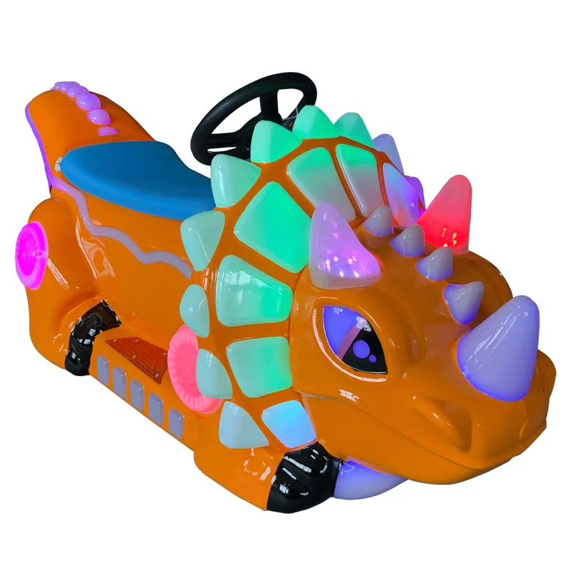Kids Amusement Animatronic Dinosaur Ride Walking Happy Rides on Animal for Sale
