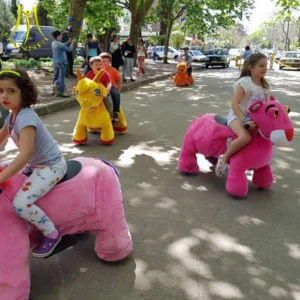 Kids Amusement Rideable Plush Animals Battery Operated for Commercial Centers