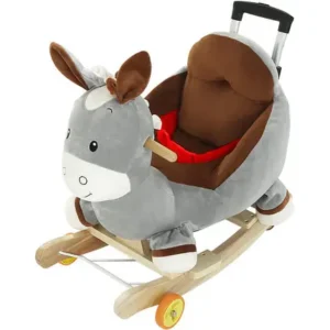 Kids Animal Shaped Chair Donkey Toddler Ride On Toy