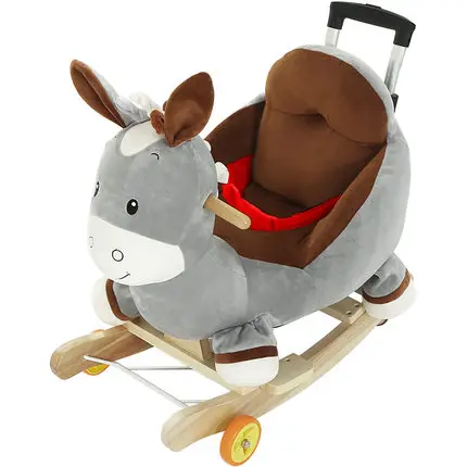 Kids Animal Shaped Chair Donkey Toddler Ride On Toy
