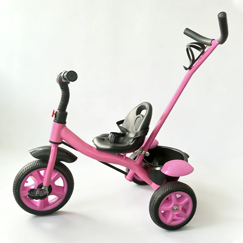 Kids Baby 3 in 1 Handle Tricycle 80Kgs Load Reinforced Frame Bikes Pedal Bike Children Toddler Walking Balance Bicycle Stroller