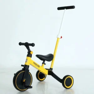 Kids Baby 3 in 1 Tricycle Balance Reinforced Carbon Steel Frame Bikes Boys Girls Bike Children Toddler Balance Walking Bicycle