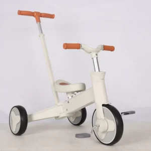 Kids Baby 3 in 1 Tricycle Stroller with Reinforced Carbon Steel Frame Scooters & Bike for Children’s Walking Balance Bicycle