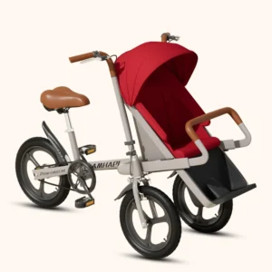 Kids Baby Trike Tricycle with Safety Guardrail Children Tricycle Baby Stroller 3 EVA Wheels Push Baby Tri