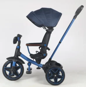 Kids Baby Trike Tricycle with Safety Music and Light Children Tricycle Baby Stroller 3 EVA Wheels Push Baby Tricycle