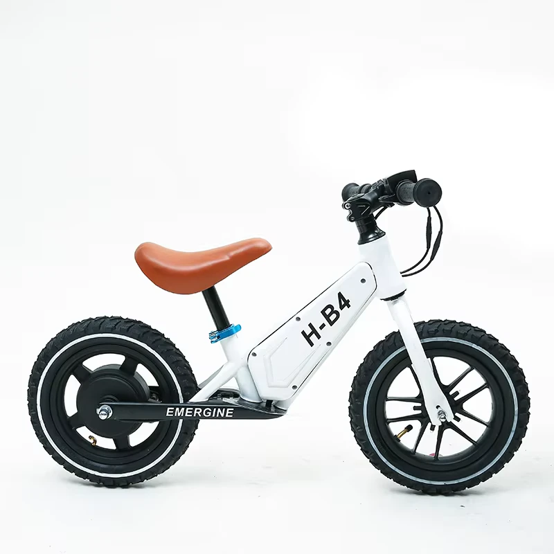 Kids Balance Bike 12 Inch Scooter Bike 150w24v Lithium Battery Mini Electric Dirt Bike for Kids