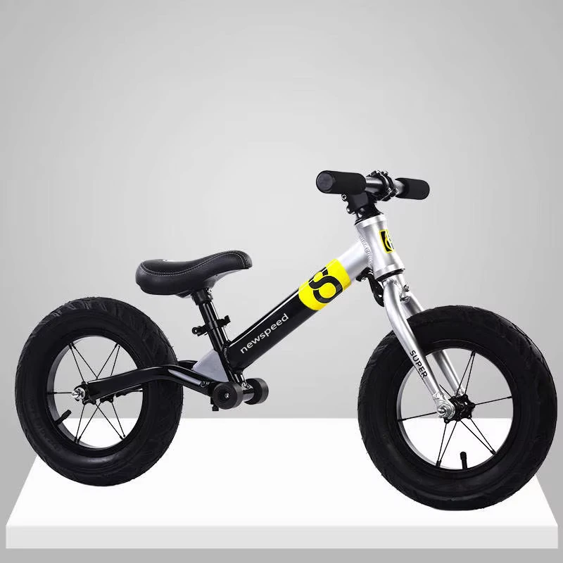 Kids Balance Bike Steel Frame Single Speed for 3-5 Year Olds No Pedals Baby Walking & Running Bike