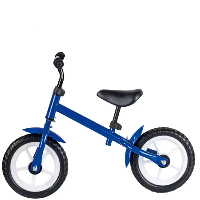 Kids Balance Bike with Steel Frame 12 Inch Rubber Tire Adjustable Seat
