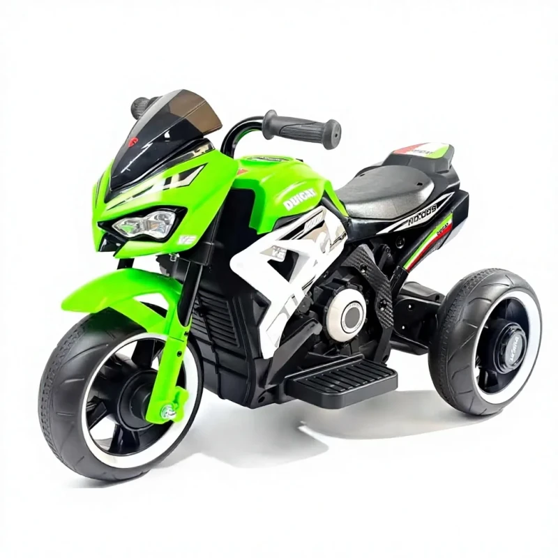 Kids Battery Operated Ride On Toy Electric Mini Motorcycles Tricycle for 2 4 Years Plastic Car for 5 7 Years