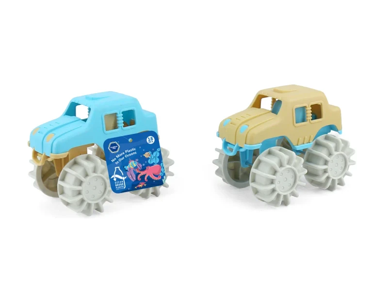 Kids Beach Sand Car Toy Durable Plastic Push Truck for Outdoor Summer Play for Toddlers Children