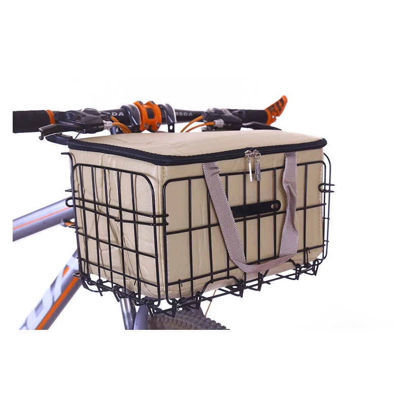 Kids Bike Basket Front Rear Basket for Tricycle Bicycle Folding Picnic Baskets