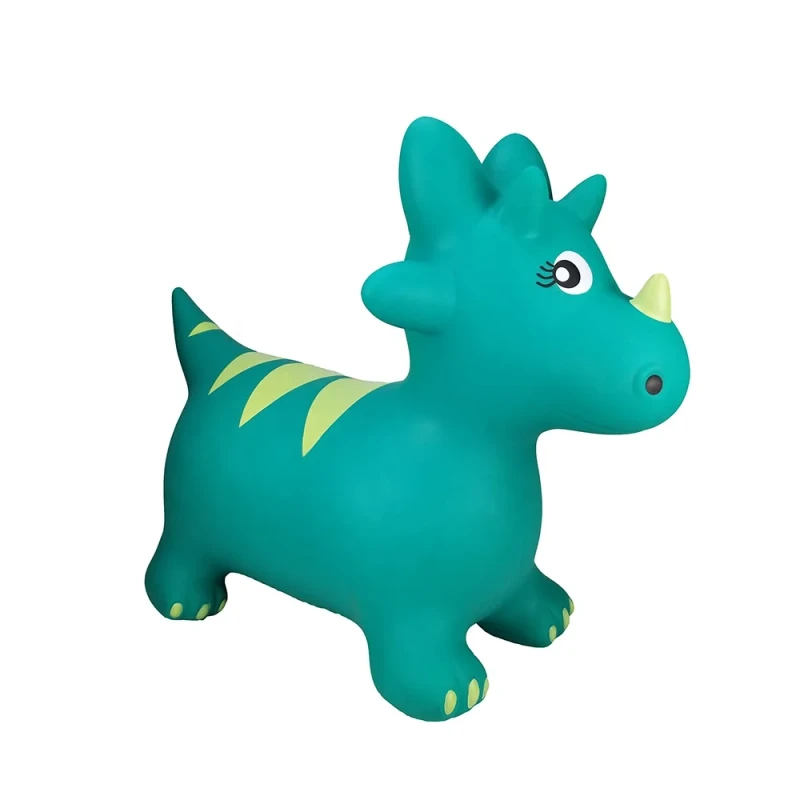 Kids Bouncy Dinosaur Hopper Toys Toddler Inflatable Animal Hopping Dino Bouncing Buddies Ride On Rubber Bouncer