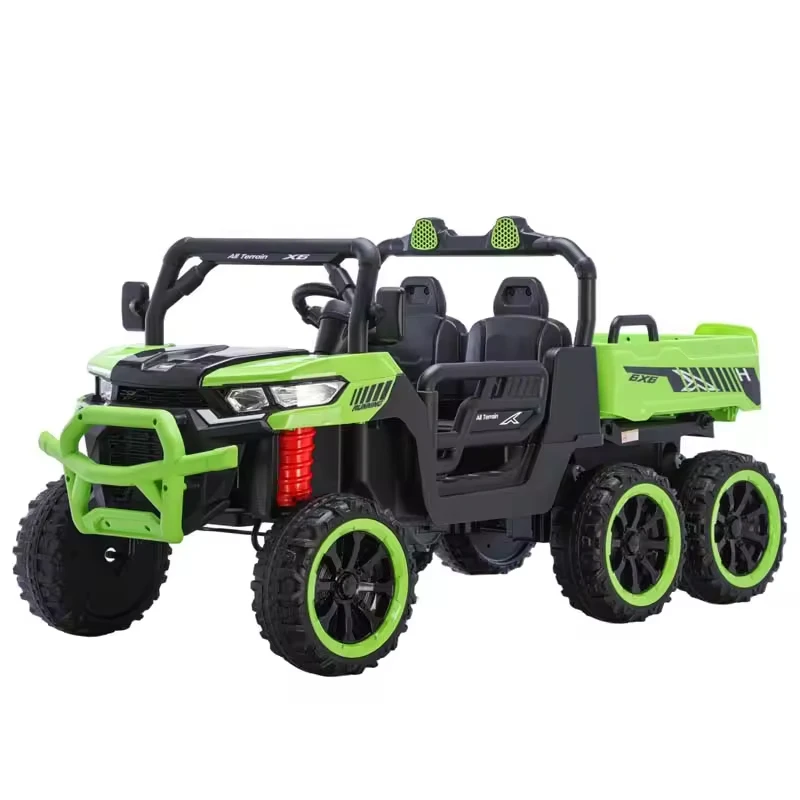 Kids Car Electric 24V Ride on Car 2 Seater 6 Wheels for Kids to Drive Remote Control Electric Tractor for Kids