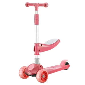 Kids Child Children Scooter with Seat 3 Wheels Kids Kick Scooters
