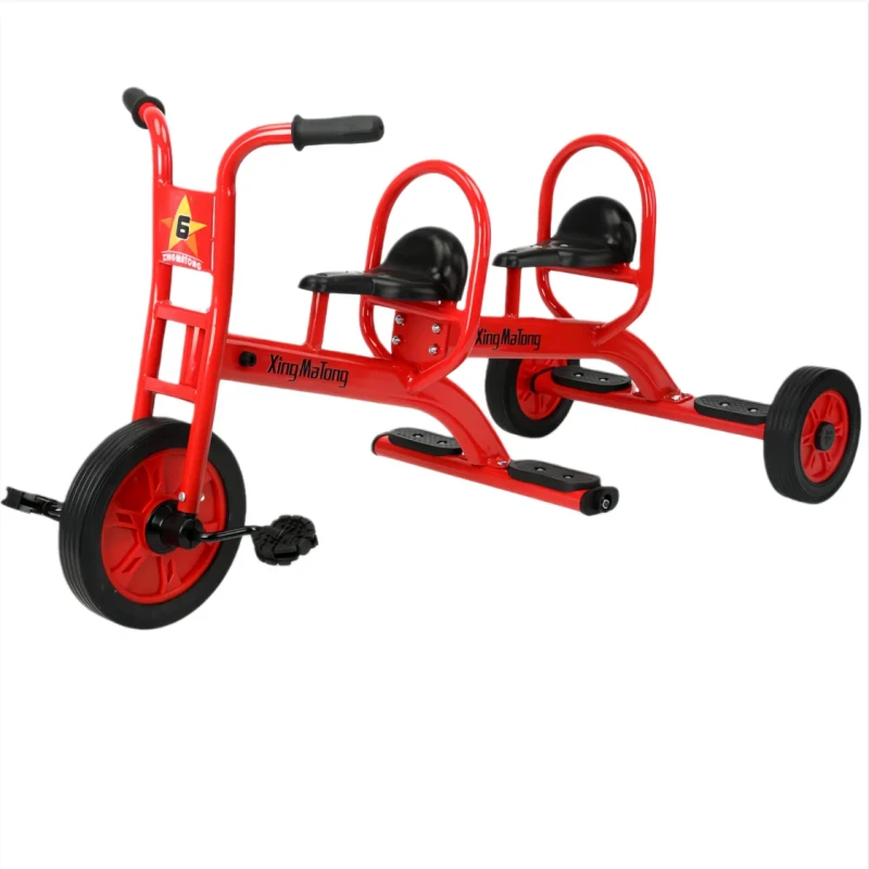 Kids Double Tricycle Anti Slip Safe Kindergarten Pedal Bike