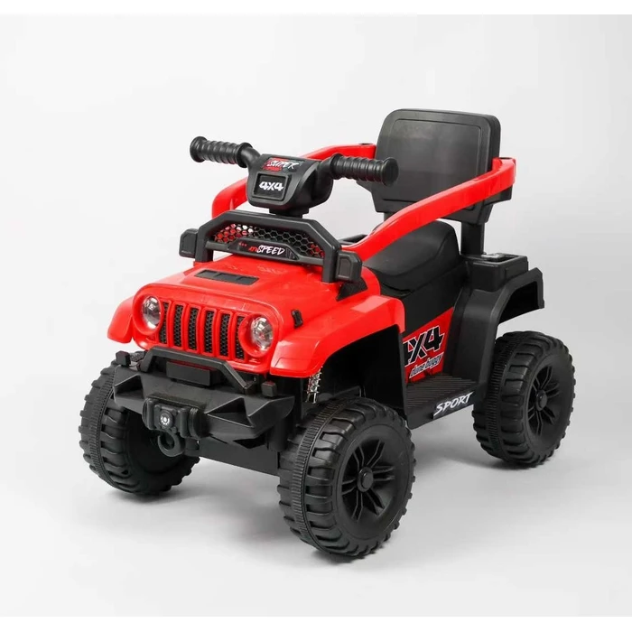 Kids Electric ATV 6V Battery Powered Ride on Toy Car 4 Wheeler High/Low Speeds Plastic for Ages 2-4 Years