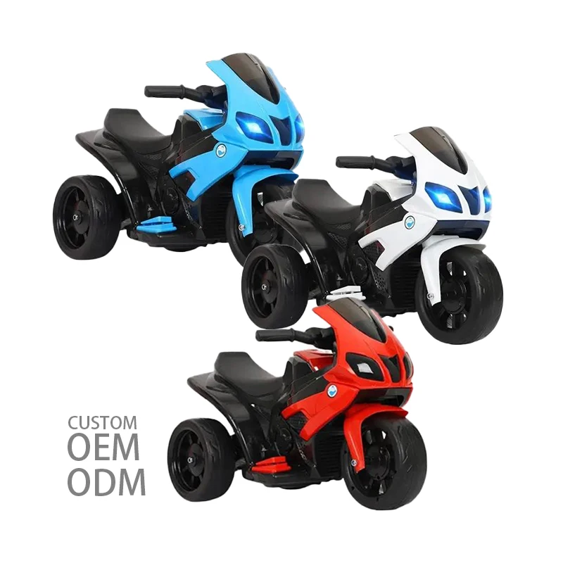Kids Electric Car Ride On Toy 3 Wheels 6V Battery Operated Tricycle