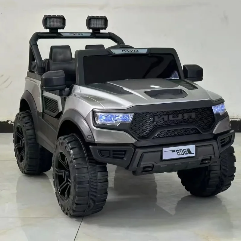 Kids Electric Car Ride on Car with Remote Control Dual Drive 380 Motor 12V Battery Operated Children Four-wheel Car
