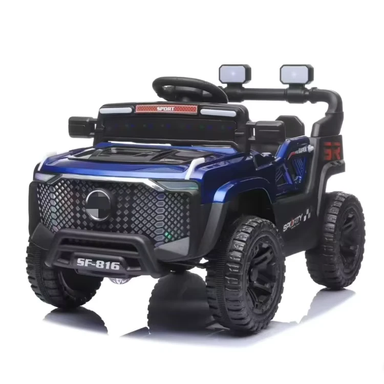 Kids Electric Car for 1-6 Years Old 4-Wheel Children's Ride-On Toy Car with Charger Multi-Color