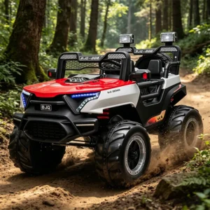 Kids Electric Car with Remote Control Boys Toy Car Electric Ride On Car 12V Battery Music Lights Outdoor