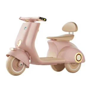 Kids Electric Motorcycle 12V Twin 380 Motors with English Story Music Bluetooth LED Light and Training Wheels for 3 6 Years Old