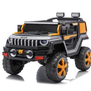 Kids Electric Ride-On Car Dual Drive Two-Seater Off-Road Vehicle Remote Control Battery-Powered Plastic Toy 2 to 4 Years Unisex