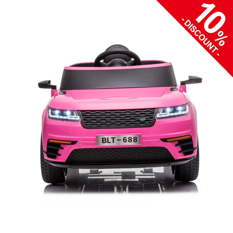 Kids Electric Ride On Car with Remote Control Battery Powered Toy Car with Music and Lights Double Open Doors for 2-7 Years Old