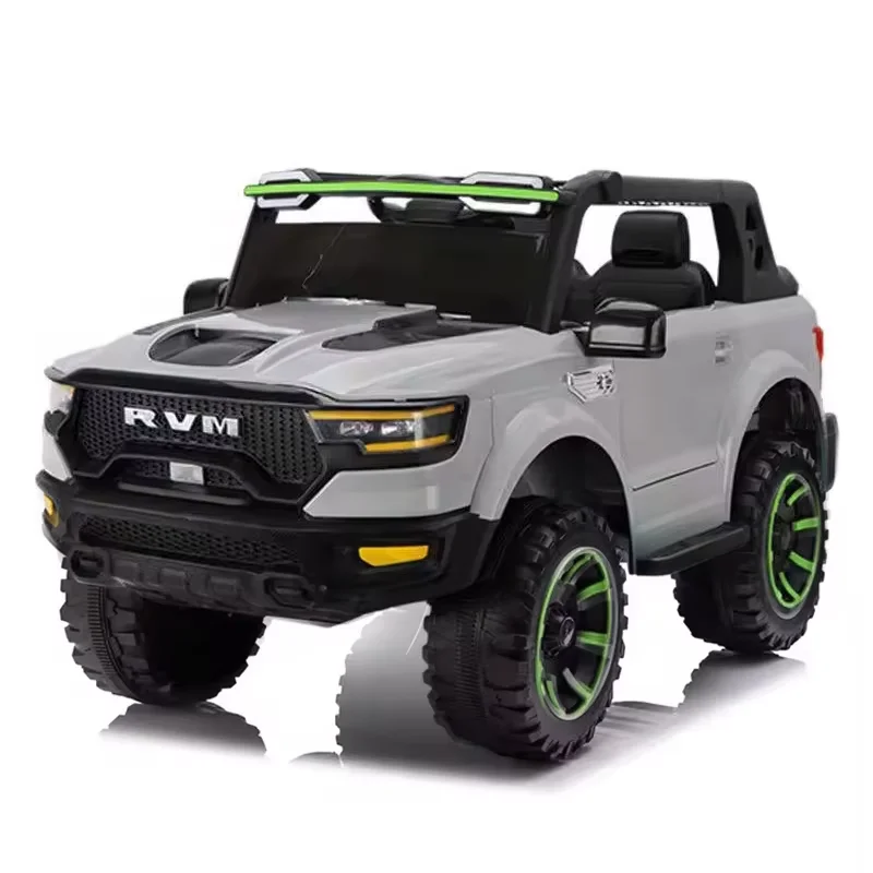 Kids Electric Ride On Toy Car 12V Battery Powered Dual Seat Pedal Power Remote 2-8 Year Old Boys Girls Plastic