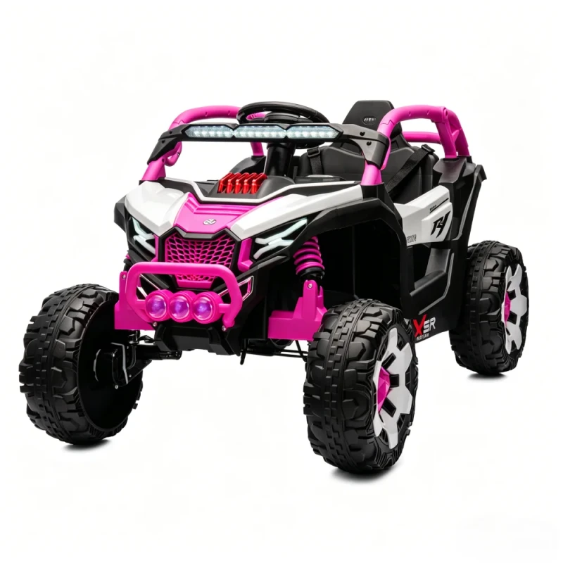 Kids Electric Ride on Car Battery Powered 380 Motor with Music & Lighting for Ages 2-8 Unisex