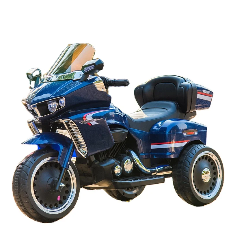 Kids Electric Tricycle Motorcycle 3 Wheels 6V 12V Battery Powered Ride On Car with Remote Control