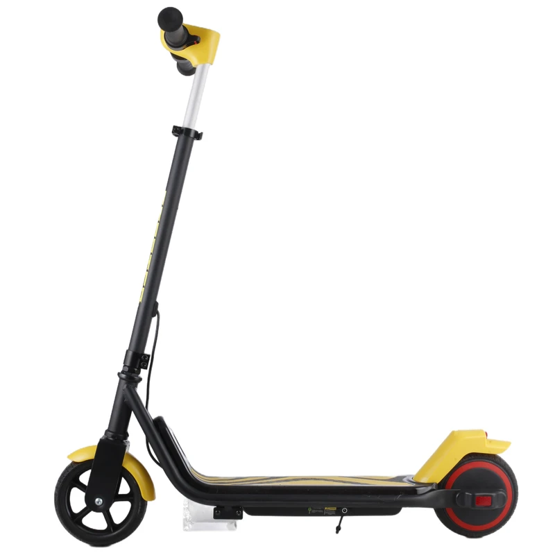 Kids Electric Two Wheel Adjustable Scooter with LED Lights Foldable Design Waterproof Lithium Battery Remote Control up 14KM/H