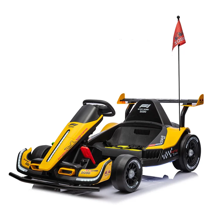 Kids Four Wheel Electric Drift Ride-On Toy Car 12V 24V10AH Dual-Motor Go-Kart Battery Powered