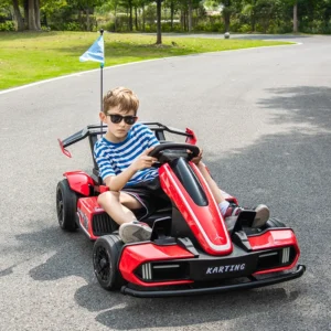 Kids Four Wheel Electric Drift Toy Car 12v 24v10AH Dual Motor Go-kart