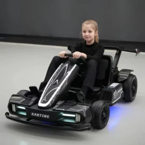 Kids Four Wheel Electric Drift Toy Car Can Sit Adult 12V 24V10AH Dual Motor Go Kart for Kids to Drive