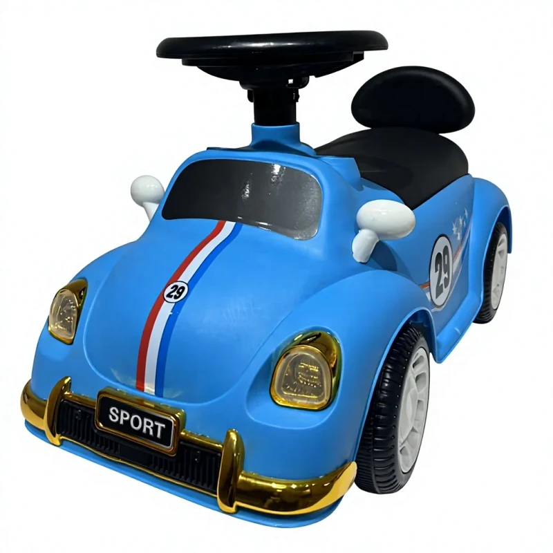 Kids Gifts Classic New Model Plastic Kids Swing Car Cute Baby Swing Car Kids Sliding Car With Music