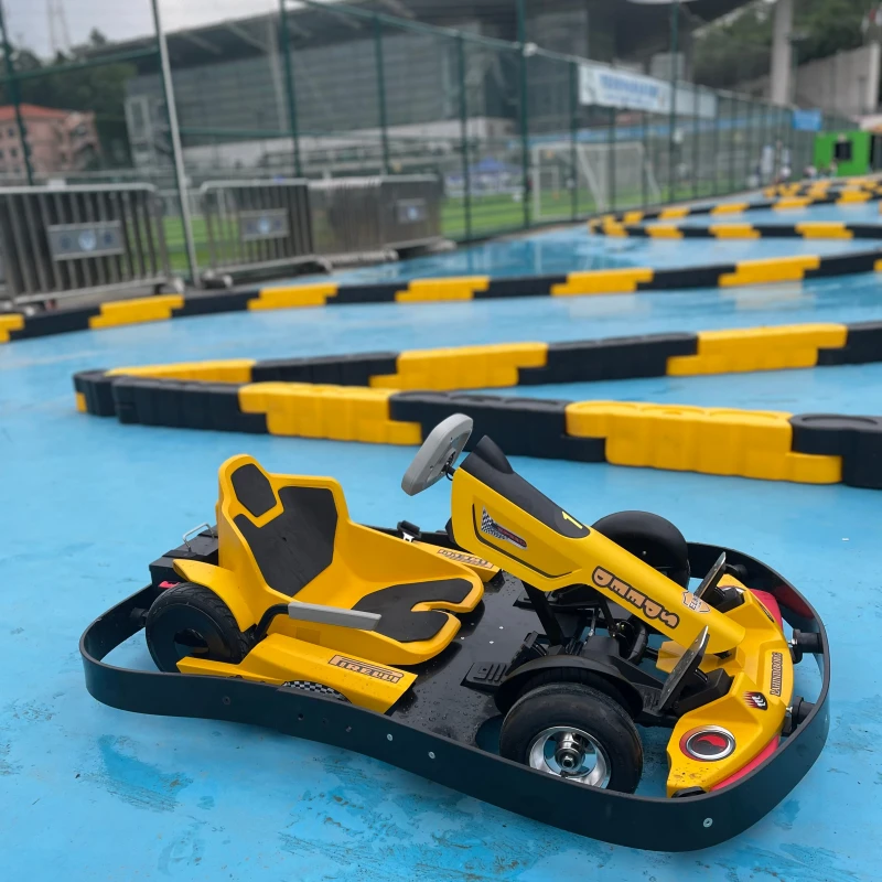 Kids Go Kart Compatible Frame Car Racing 3 Gears 35km/h Electric Go Kart for Kids Adults