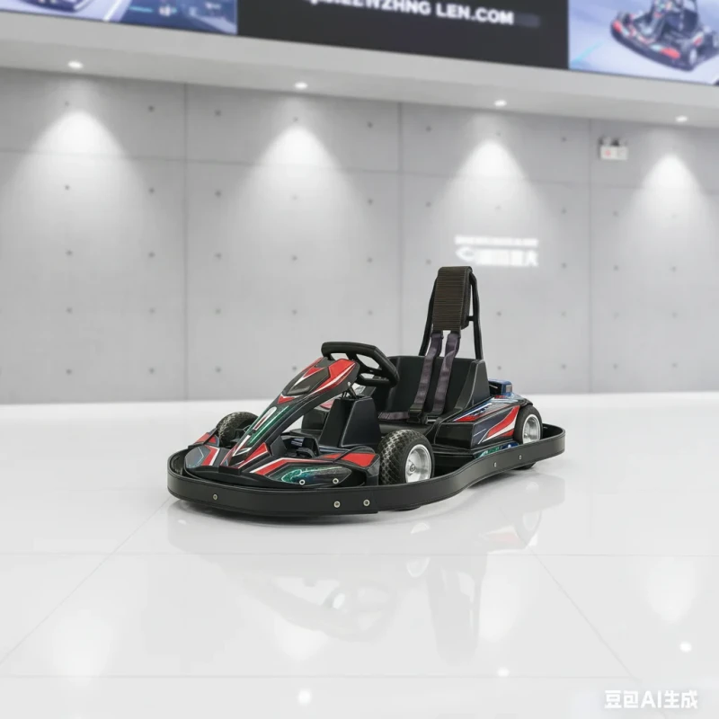 Kids Go Kart for All Terrains High Sensitivity Brakes Adjustable Pedals & Emergency Safety System