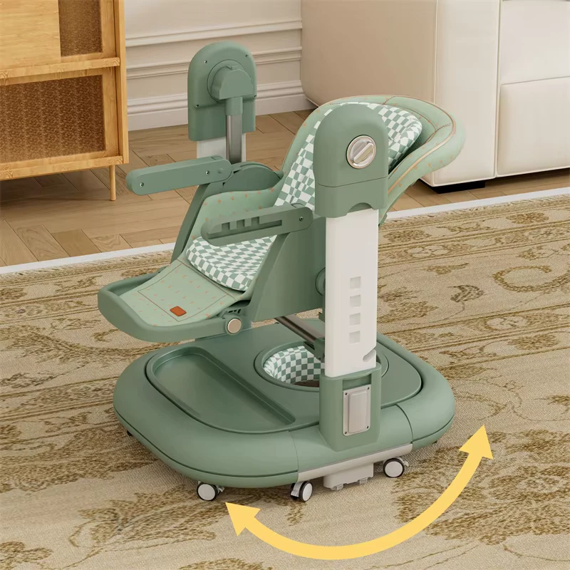 Kids High Chair Travel Infant Comfortable Armchair Portable Baby Rocker Chair Adjustable High Chair Baby Dinning Feeding Chair