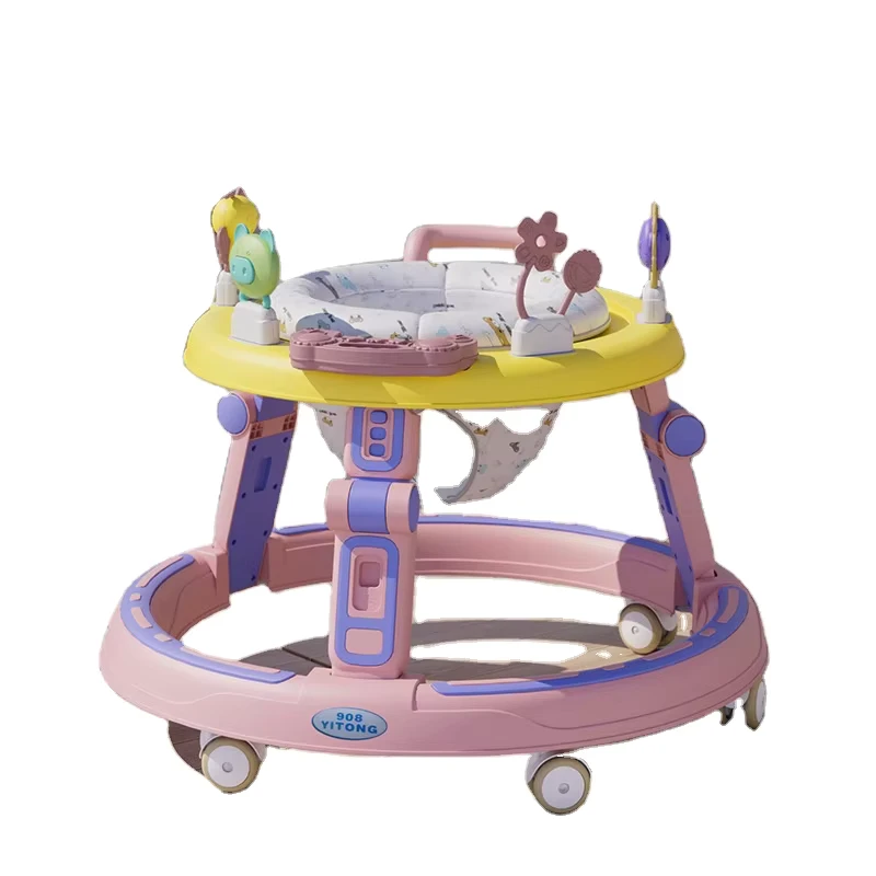 Kids High Quality Musical Walker for Baby Infant Small Toddler Activity Multi functional Baby Walker with Wheels and Seat