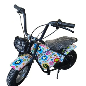 Kids High Speed 25kmh Electric Chopper Dirt Bike Off-road Mini Two-wheel Scooter Lithium Battery Spot Light