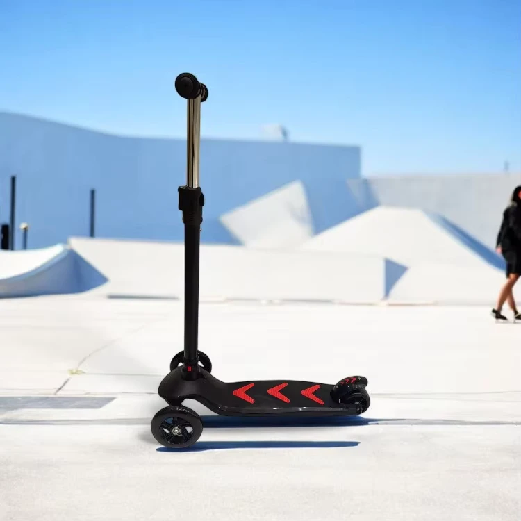 Kids Kick Scooter 3 Wheel with LED Light Adjustable Height Lightweight for 3 to 10 Years Old OEM Factory Supplier