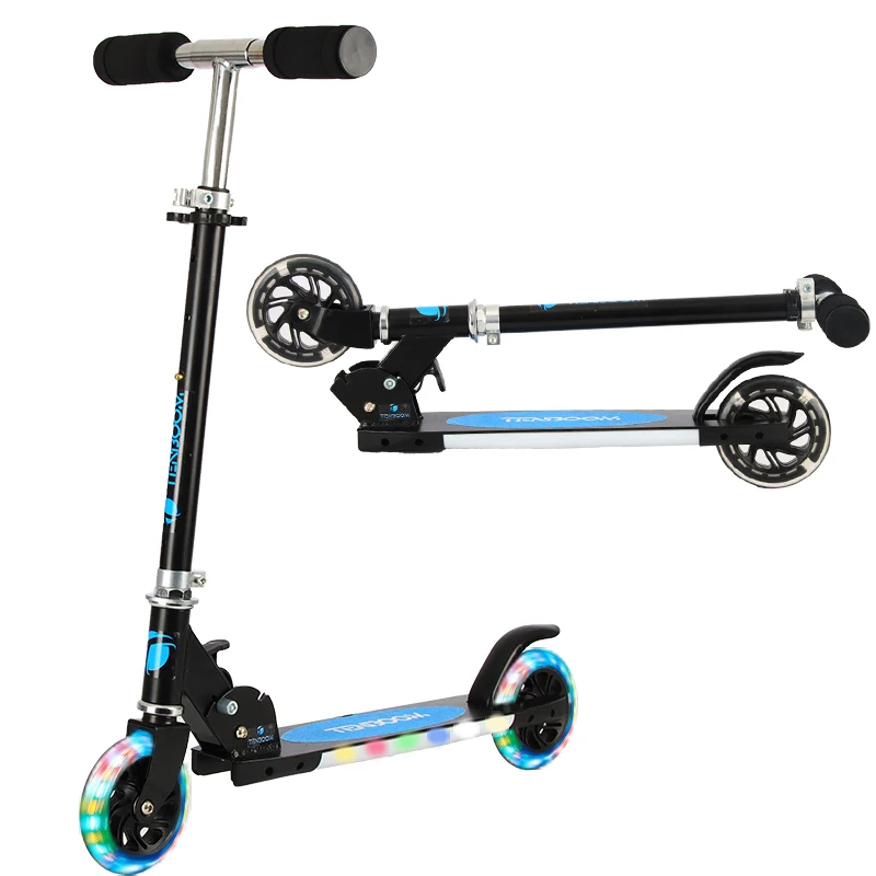 Kids Kick Scooter with LED Side Light Flashing Wheels Scooter for Kids