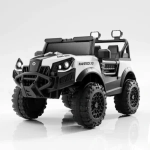 Kids Off-Road Electric Car 4-Wheel 2-Seater Plastic Ride-On Vehicle for Baby & Child