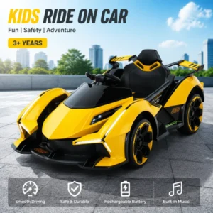 Kids Pedal Go Kart Ride on Toy with Remote Plastic Electric Car Karting for Children Two Seater