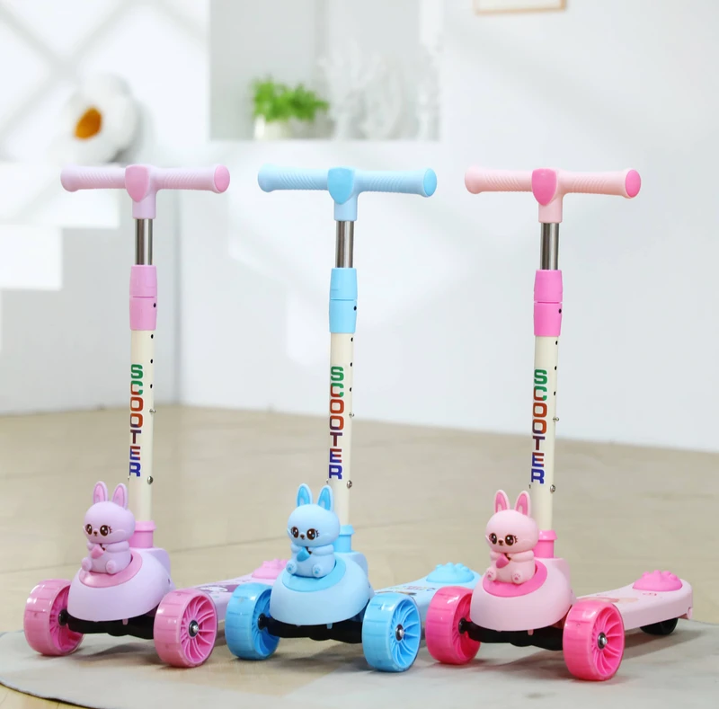 Kids Pedal Tricycle Scooter 3 Wheel Anti Tip Structure and Comfortable Seat for 3 15 Year Kids