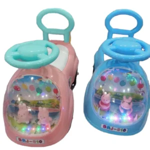 Kids Push Car Plastic Ride on Baby Toy Car with Light and Music Baby Swing Car