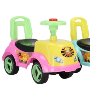 Kids Push Car Plastic Ride on Baby Toy Car with Light and Music Baby Swing Car 4 Wheel Bike for Baby