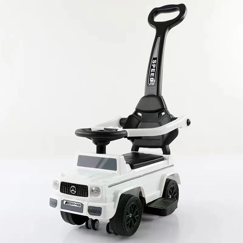 Kids Push Car Plastic Ride on Baby Toy Car with Light and Music Foot to Floor Baby Swing Car Wih Handle Ce En71 Cpc Gcc Astm