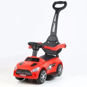 Kids Push Car Plastic Ride on Baby Toy Car with Light and Music Foot to Floor Baby Swing Car Wih Handle Slides
