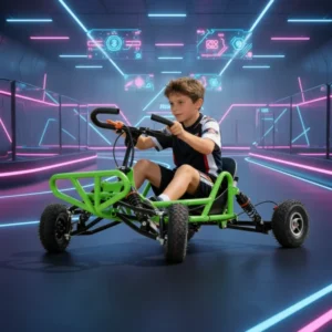 Kids Racing Drift Go Kart Rear Drive 2 Stroke Engine 35km/h Max Speed 200kg Load Capacity